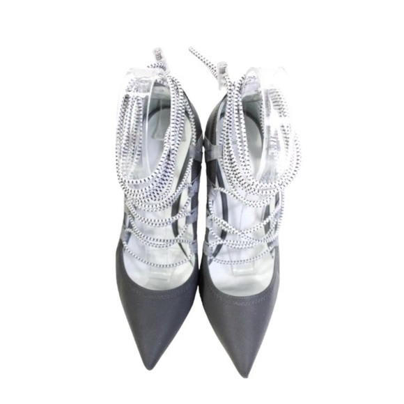 NEW IN BOX NIB Ben Taverniti Unravel Project Pump 35 5 Gray Blue Reflective Heel - Picture 2 of 10